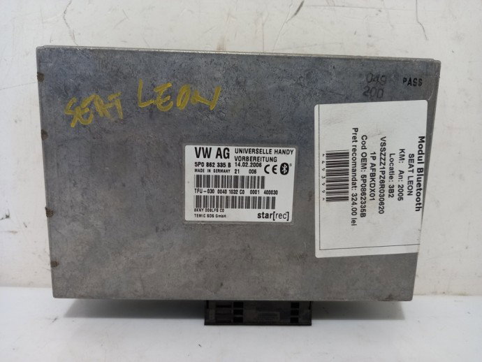 Modul Bluetooth Seat Leon 2.0 BKD 5P0862335B 2005-2011