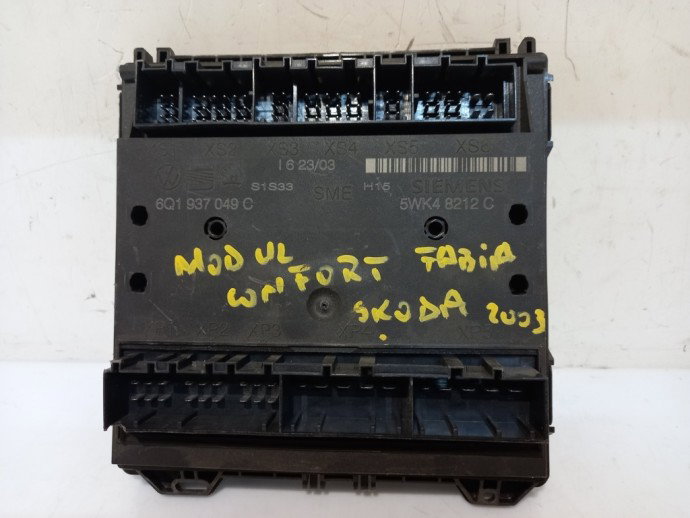 Modul lumini Skoda Fabia 1 1.9 TDI 6Q1937049C 1999-2008