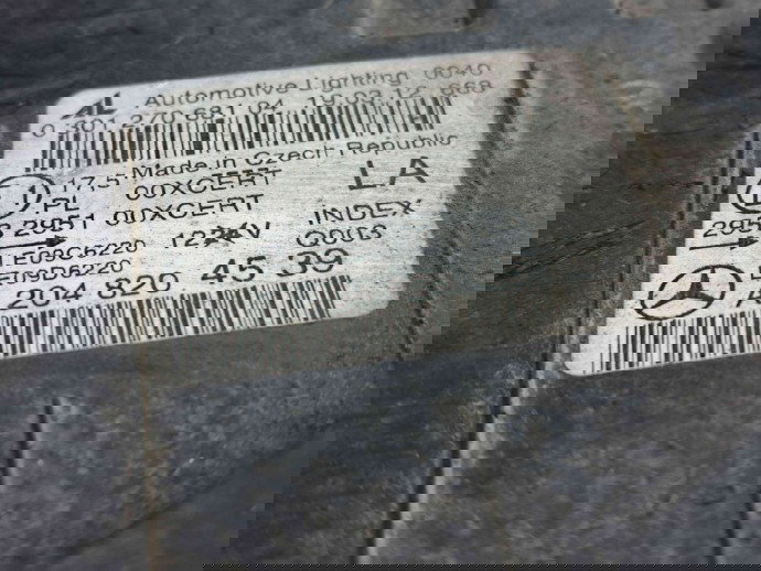  Far stanga Mercedes Clasa C (W204) [Fabr 2007-2014] A2048204539