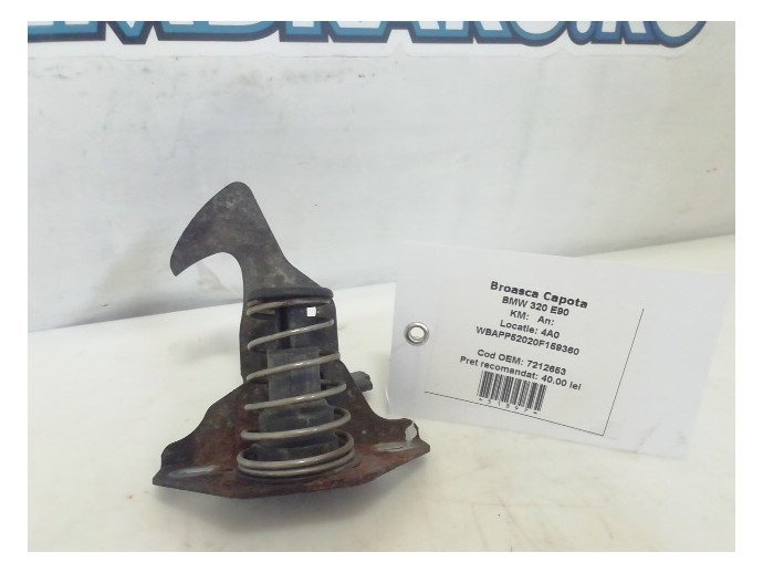Broasca capota BMW Seria 3 E90 2.0D N47D20C 7212653 2005-2011