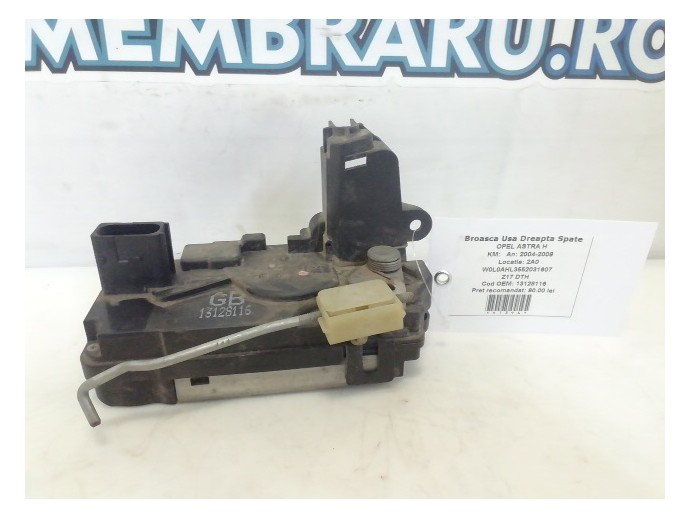 Broasca usa dreapta spate Opel Astra H 1.7 CDTI 13128116 2004-2009