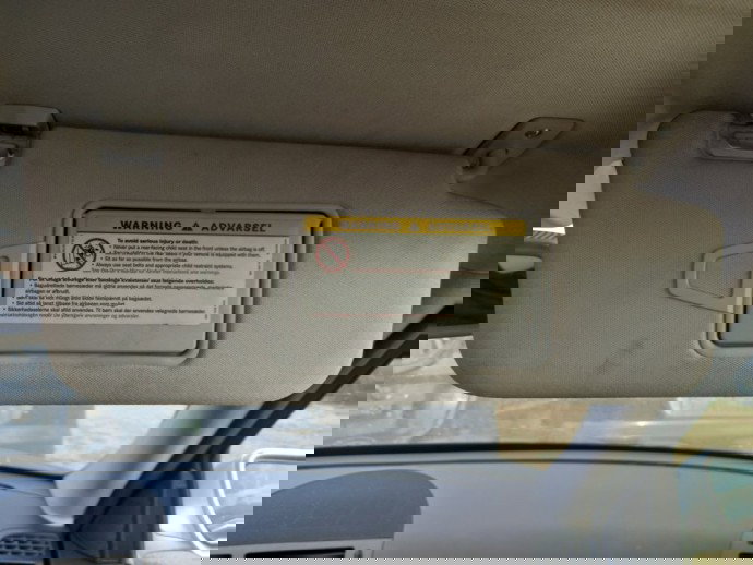 Parasolar dreapta Mercedes W211 E-Class 2.2 CDI OEM 2002-2009