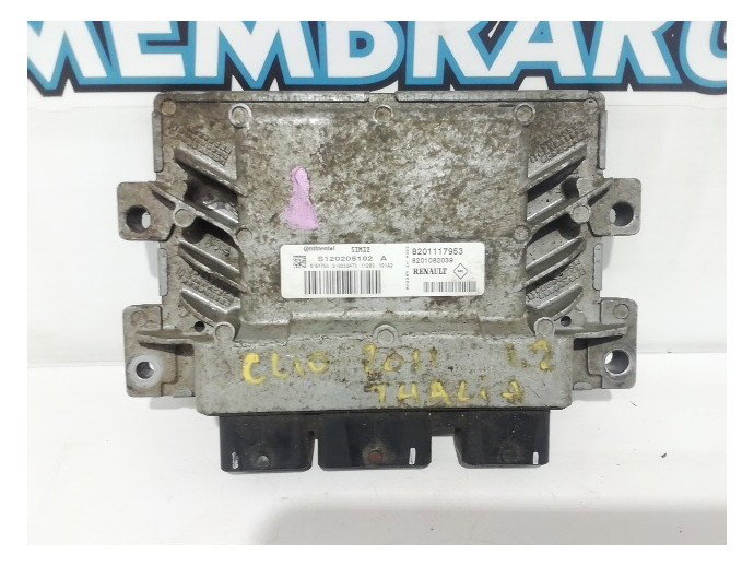 Calculator motor ECU Renault Symbol 1.2 benz 8201117953 2008-2012