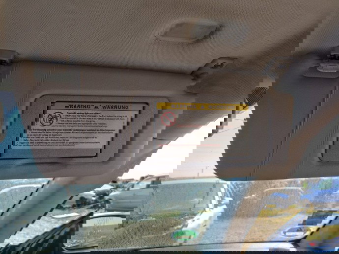 Parasolar dreapta Mercedes CLK 2.7 CDI OEM 2002-2009