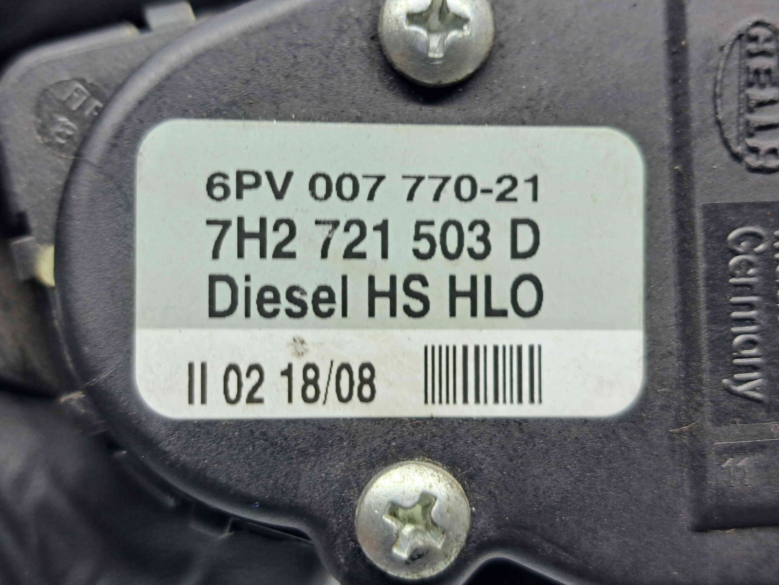 Senzor acceleratie Volkswagen Transporter 5 (7HB, 7HJ) [Fabr 2004-2013] 7H2721503D - imagine 3