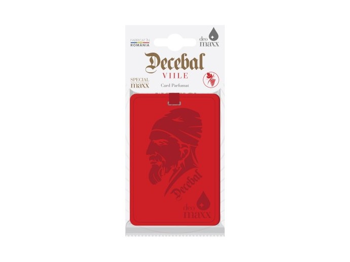 DeoMaxx Card parfumat Decebal - diverse arome