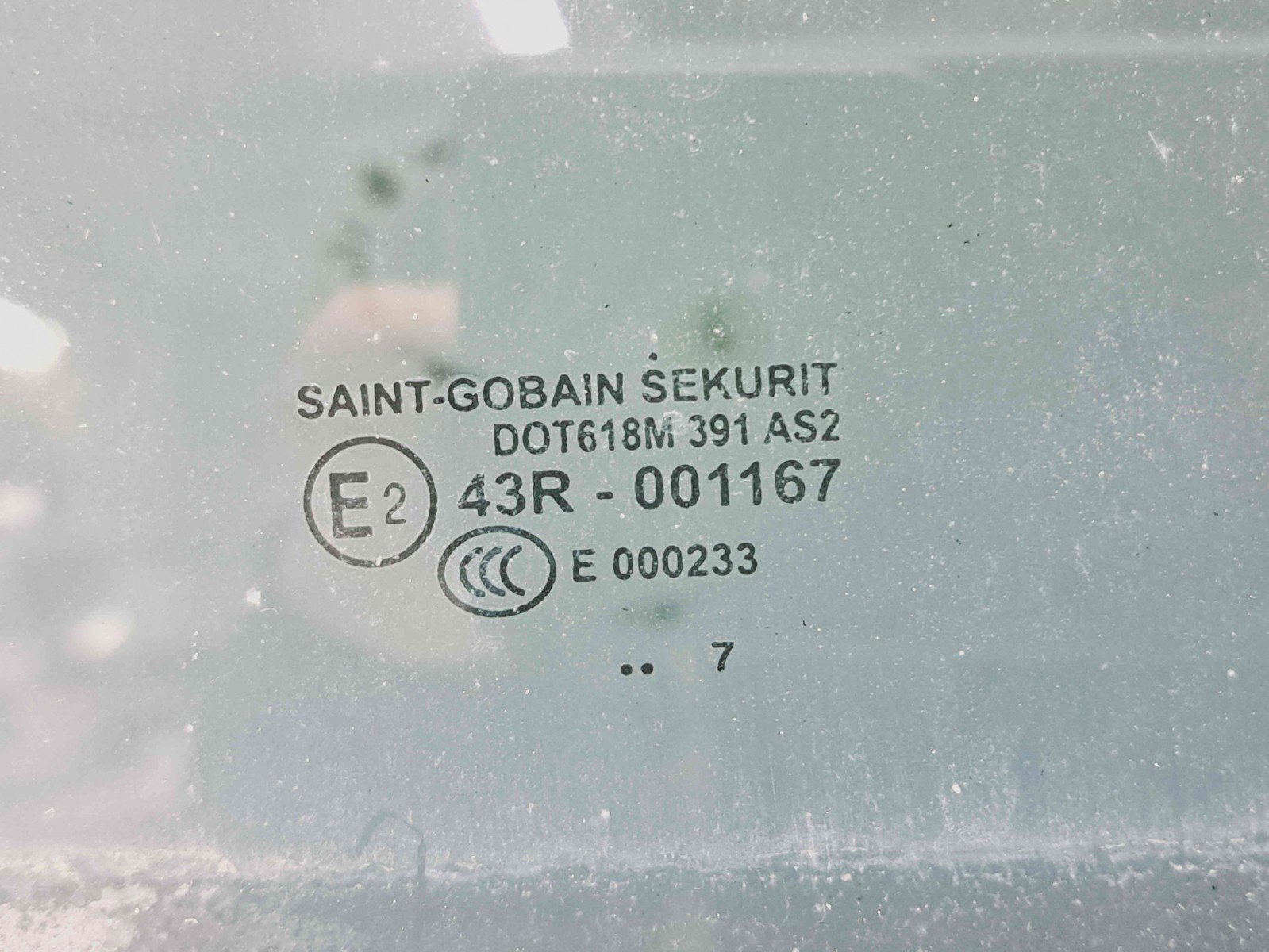 Geam usa dreapta spate Volkswagen Touareg (7LA, 7L6) [Fabr 2003-2010] OEM - imagine 2