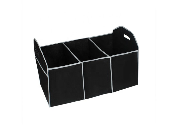 Cutie pentru depozitare auto pliabila Techsuit, negru