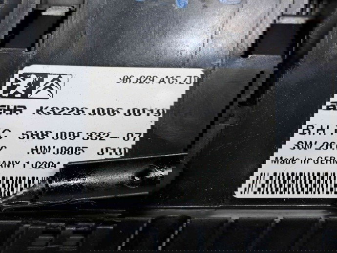  Panou comanda clima Citroen C5 (III) [Fabr 2008-2017] 96829415ZD