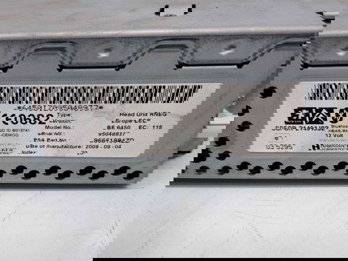  Radio CD cu navigatie Citroen C5 (III) [Fabr 2008-2017] 96661984ZD