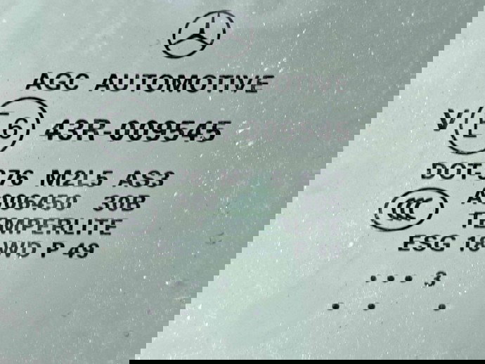 Geam usa dreapta spate Mercedes Clasa ML (W166) [Fabr 2011-2022] OEM