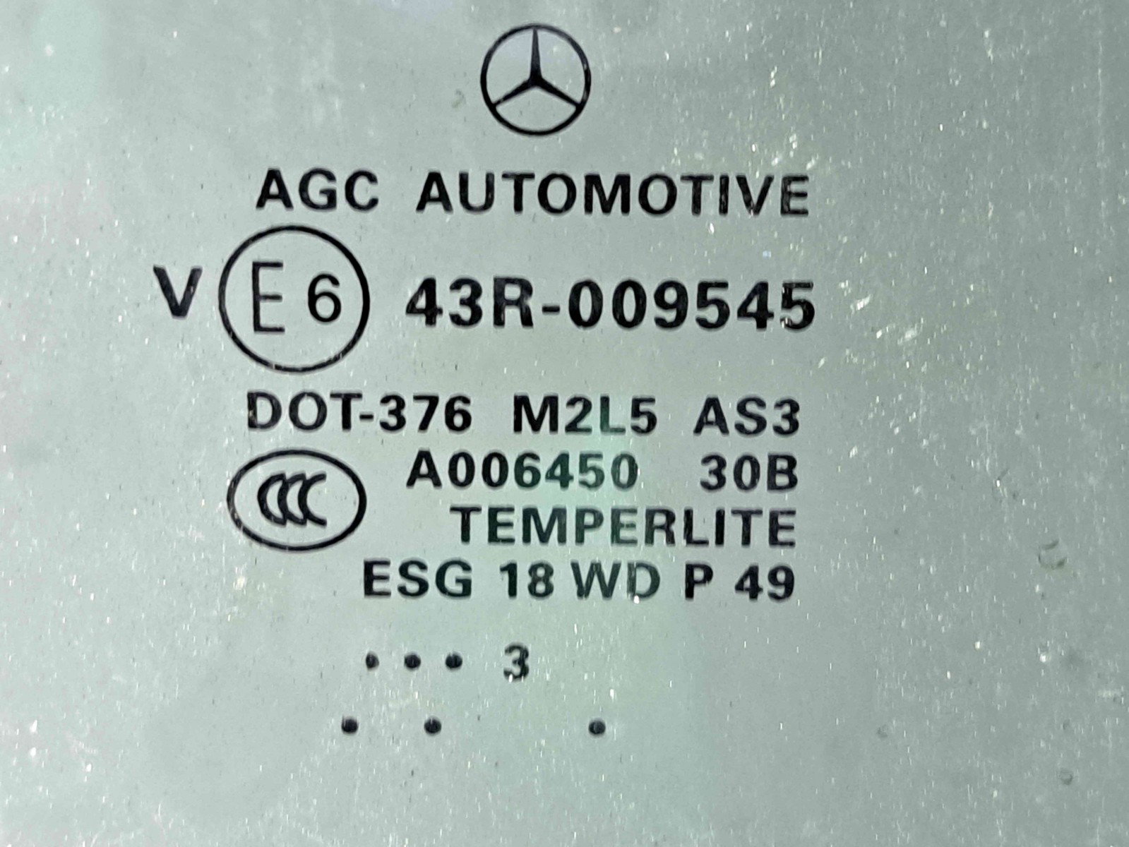 Geam usa dreapta spate Mercedes Clasa ML (W166) [Fabr 2011-2022] OEM - imagine 2