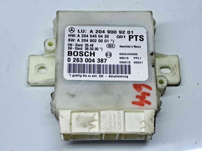 Modul senzori parcare Mercedes Clasa C (W204) [Fabr 2007-2014] A2049009201