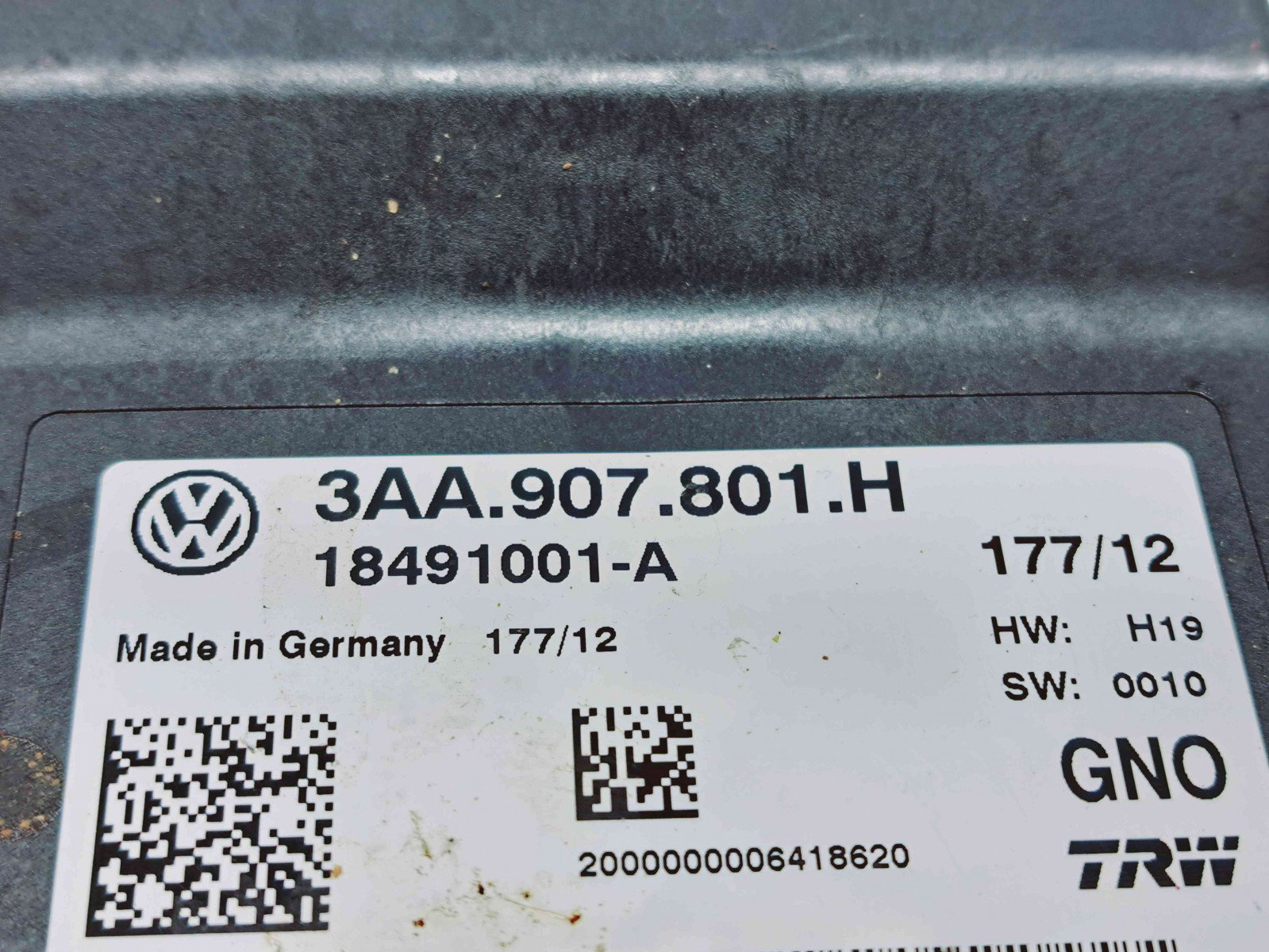 Calculator frana de mana Volkswagen Passat B7 (365) Variant [Fabr 2010-2014] 3AA907801H 2.0 TDI CFFB 103KW / 140CP - imagine 2