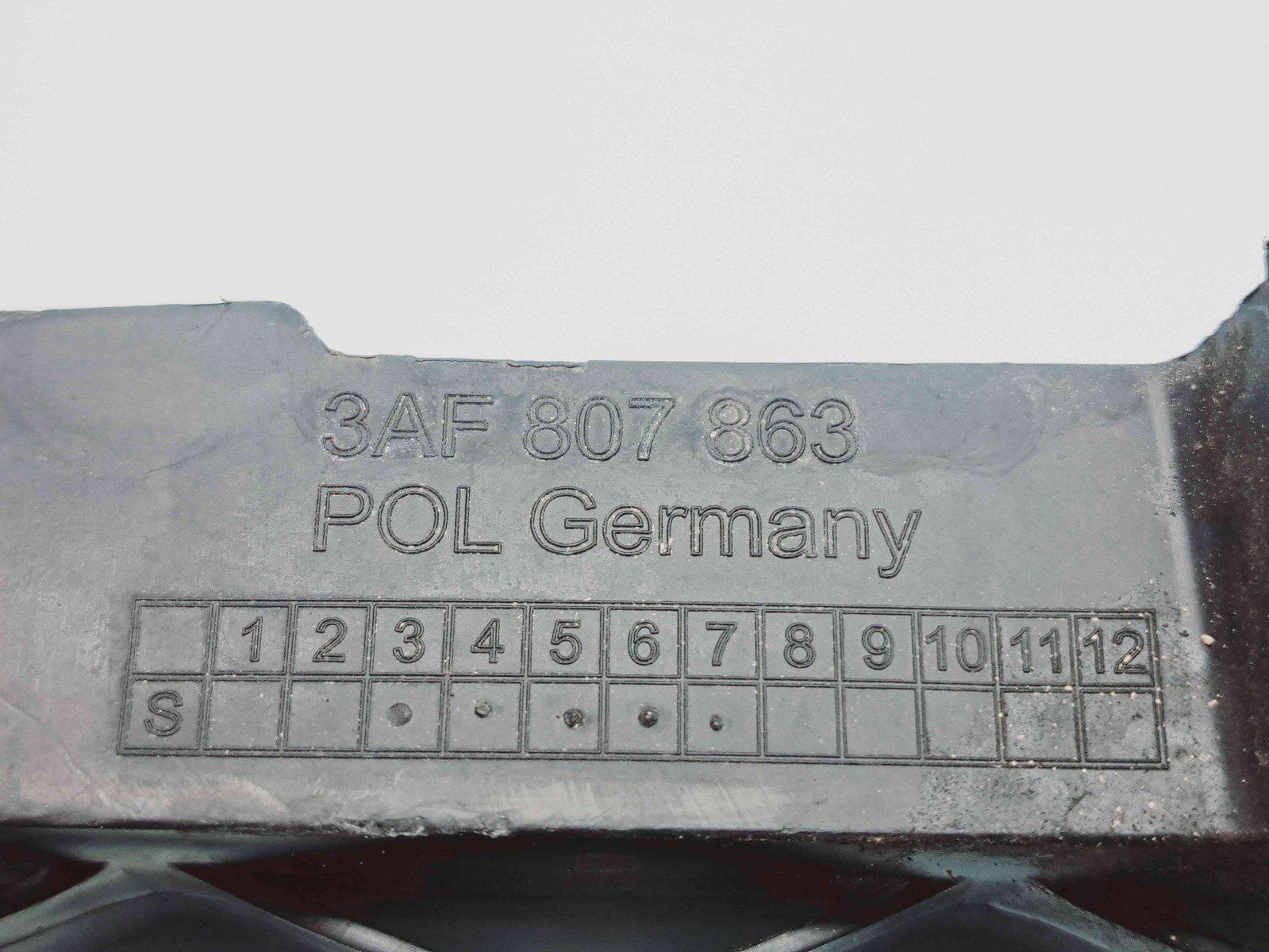 Suport central bara spate Volkswagen Passat B7 (365) Variant [Fabr 2010-2014] 3AF807863 - imagine 4