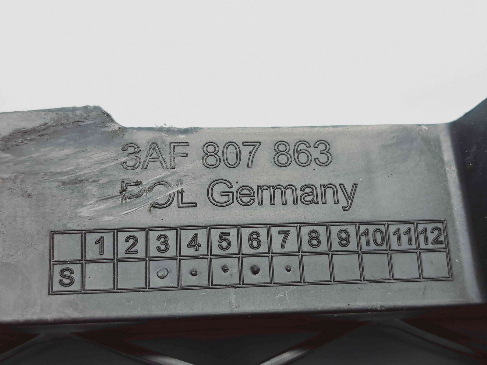 Suport central bara spate Volkswagen Passat B7 (365) Variant [Fabr 2010-2014] 3AF807863 - imagine 4