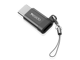 Adaptor Micro-USB la Type-C OTG Yesido GS04, plug & play, 480Mbps