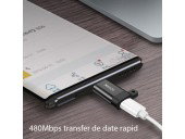 Adaptor Micro-USB la Type-C OTG Yesido GS04, plug & play, 480Mbps