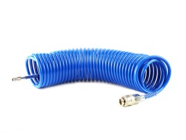 Furtun spiralat pentru aer comprimat PE 5x8mm 10m PT-04
