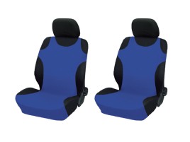 Huse de scaun din poliester "Camasi" - albastre, 2 buc.