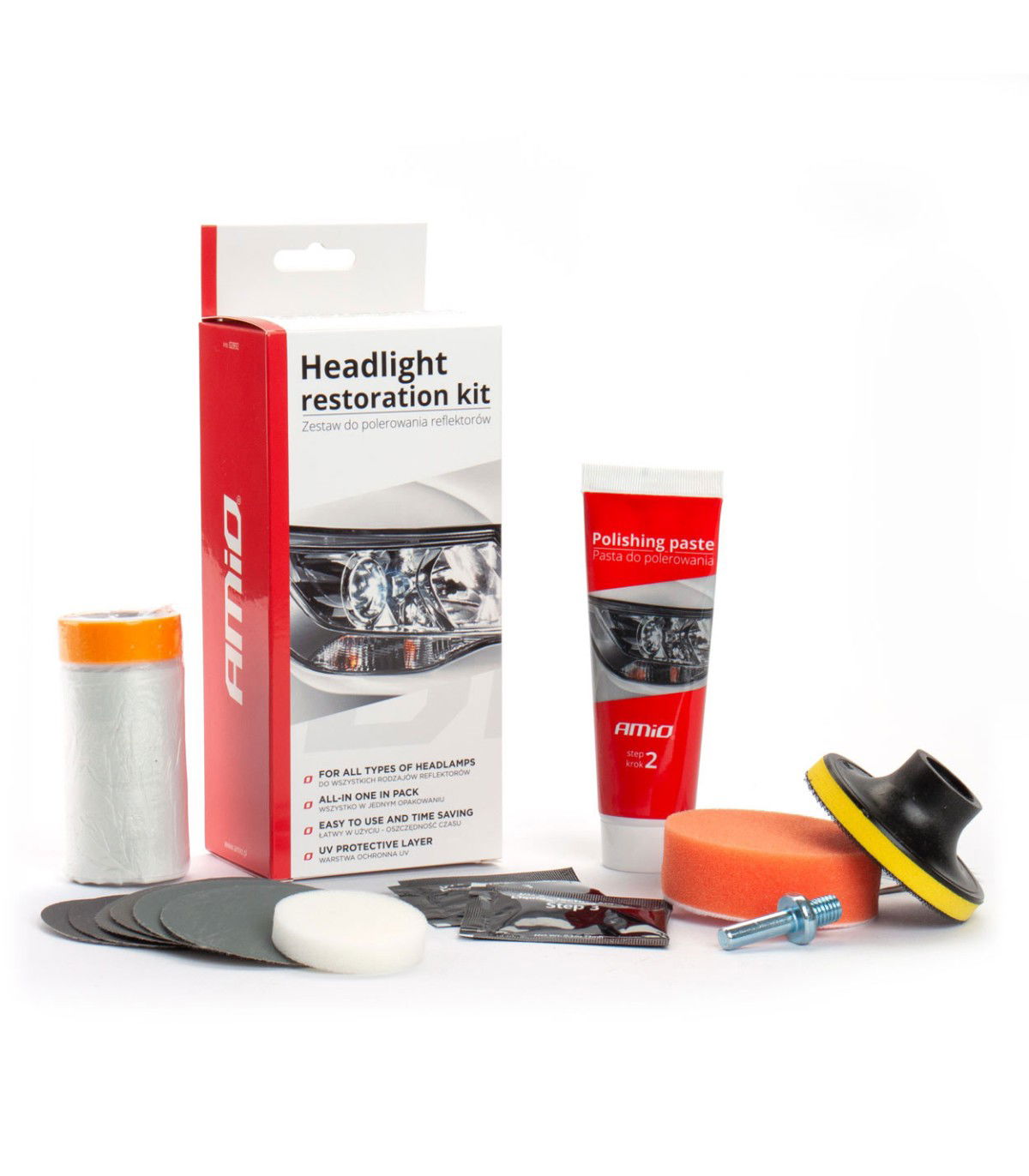 Kit de lustruire faruri