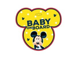 Semn BABY ON BOARD MICKEY