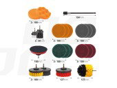 Set perii curatare si slefuire 22 buc DBS-03