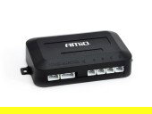 Set senzor parcare 4 LED negru / KPL