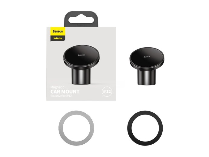 Suport magnetic auto telefon, negru Baseus