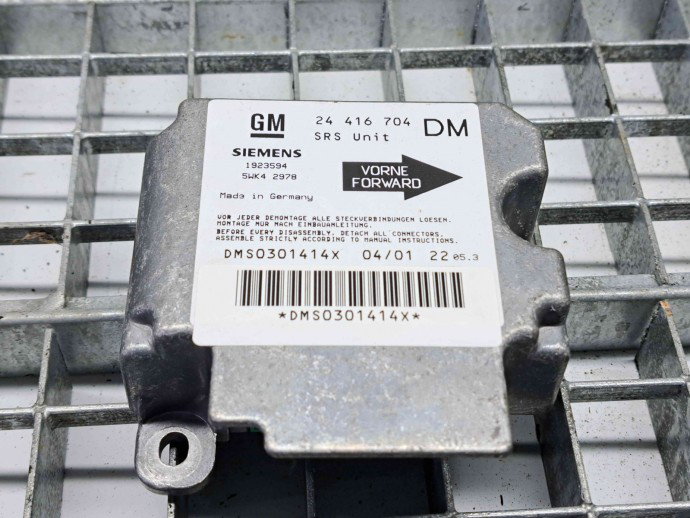 Calculator airbag Opel Zafira A (F75) [Fabr 1999-2005] 24416704