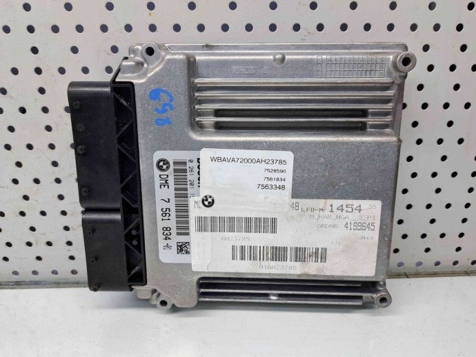 Calculator motor ECU, 7561834, Bmw 1 (E81, E87), 2.0 b