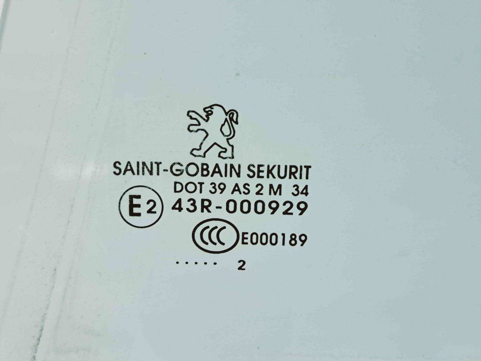 Geam usa stanga spate Peugeot 508 [Fabr 2010-2018] OEM - imagine 2