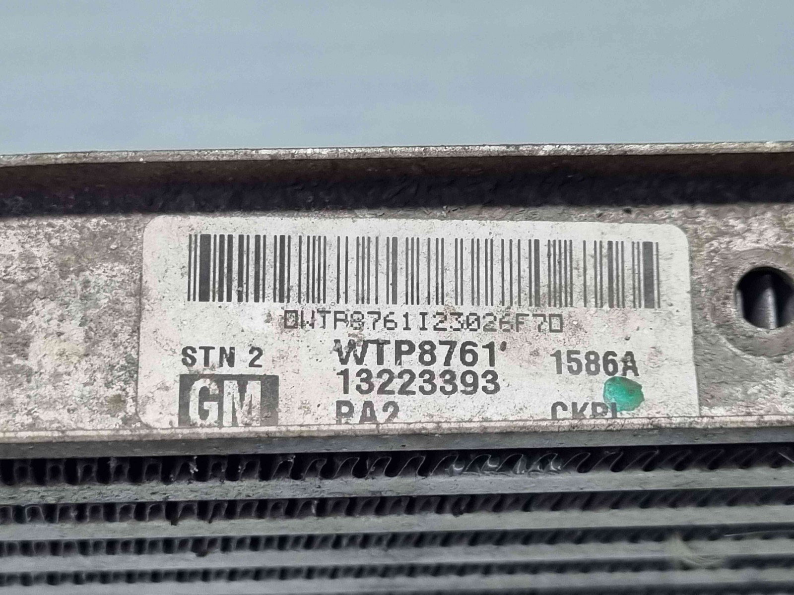 Radiator intercooler Opel Astra H [Fabr 2004-2009] 13223393 1.9 LRD 1.9 LRD 80KW / 109CP - imagine 3