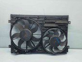 Electroventilator Seat Leon (1P1) [Fabr 2005-2011] 1K0121207AT | 1K0121205E 2.0 TDI BKD 103KW / 140CP  
