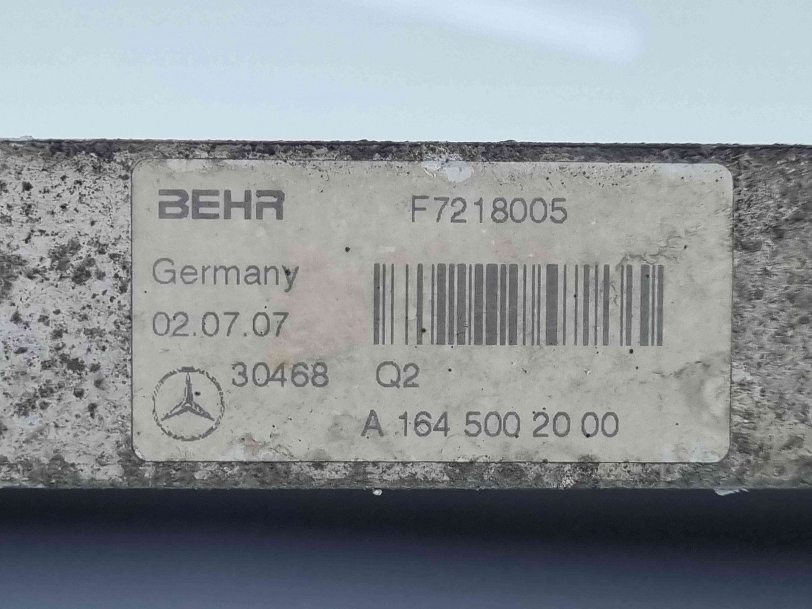 Racitor ulei cutie viteze Mercedes Clasa ML (W164) [Fabr 2005-2012] A1645002000 3.0 CDI 642940 3.0 CDI 642940 165KW / 224CP - imagine 2