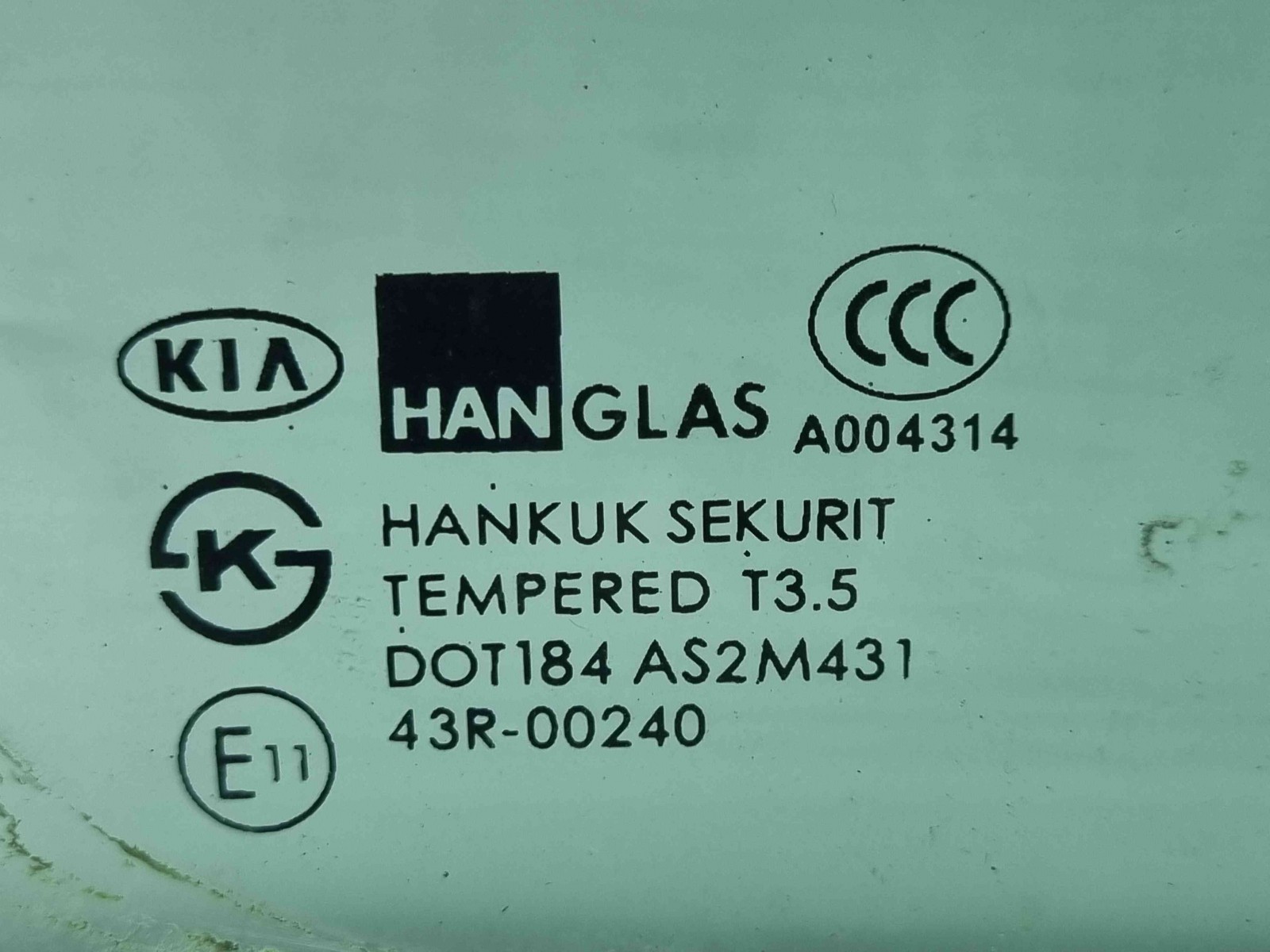 Geam fix usa dreapta spate Kia Sorento 1 [Fabr 2002-2009] OEM - imagine 2