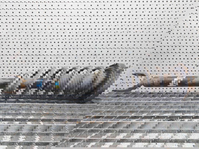 Amortizor dreapta fata Mercedes Clasa E (W211) [Fabr 2002-2009] OEM 2.2 CDI 646821 