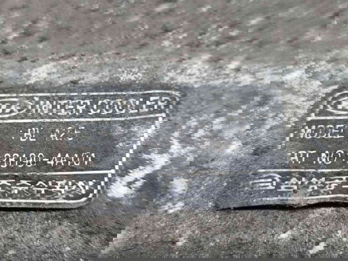 Radiator intercooler Kia Sorento 1 [Fabr 2002-2009] 28190-4A101 2.5 LB34  80KW / 109CP