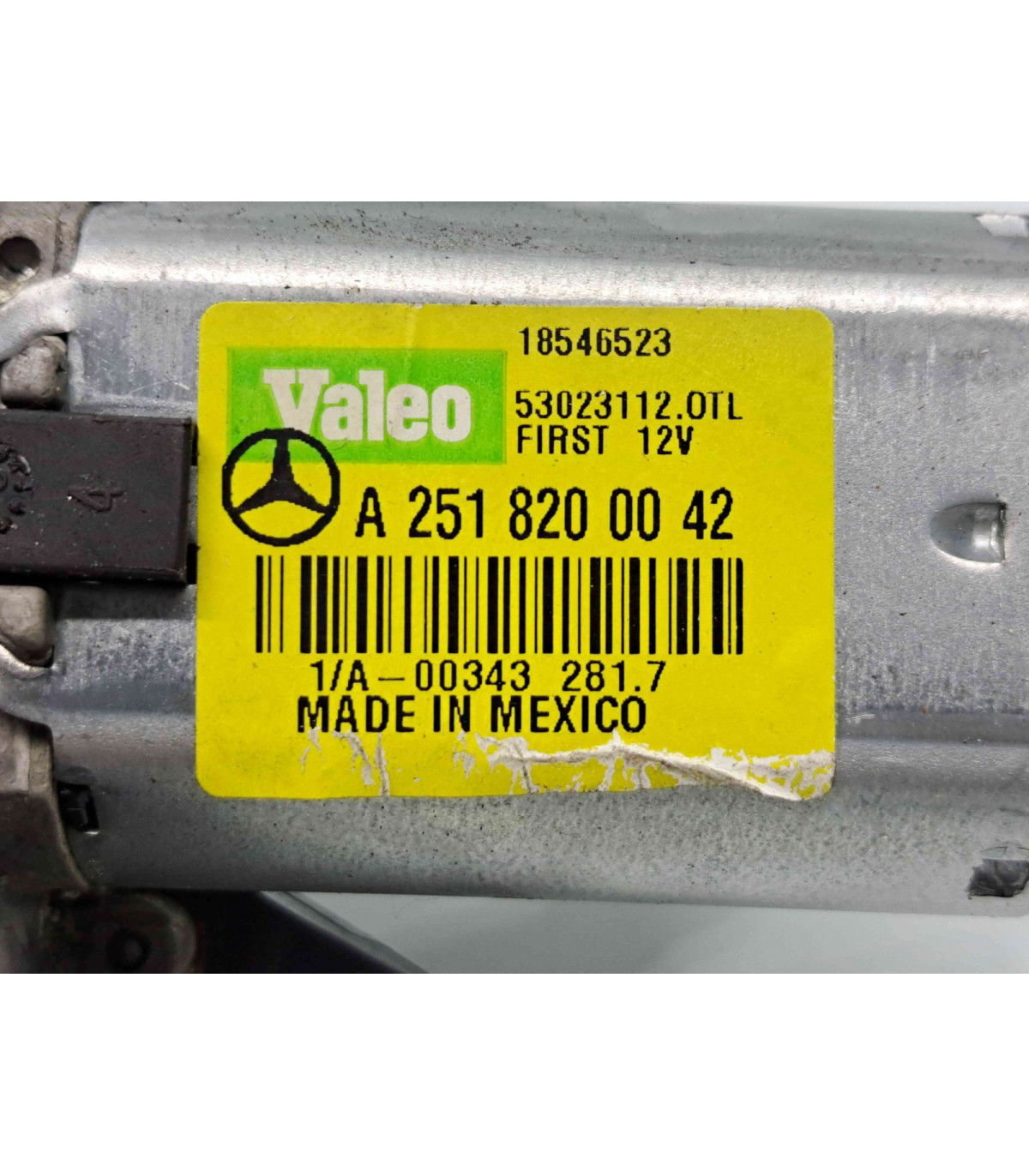  Motoras stergator haion Mercedes Clasa ML (W164) [Fabr 2005-2012] A2518200042