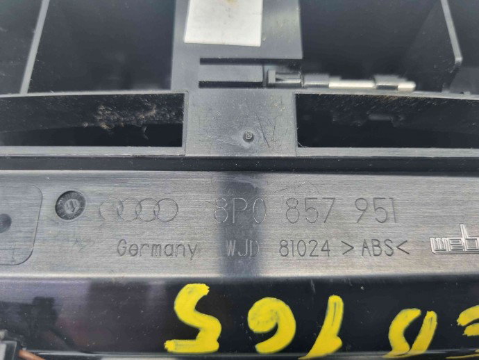  Scrumiera Audi A3 Sportback (8PA) [Fabr 2004-2013] 8P0857951