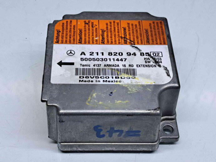 Calculator airbag Mercedes Clasa E (W211) [Fabr 2002-2009] A2118209485