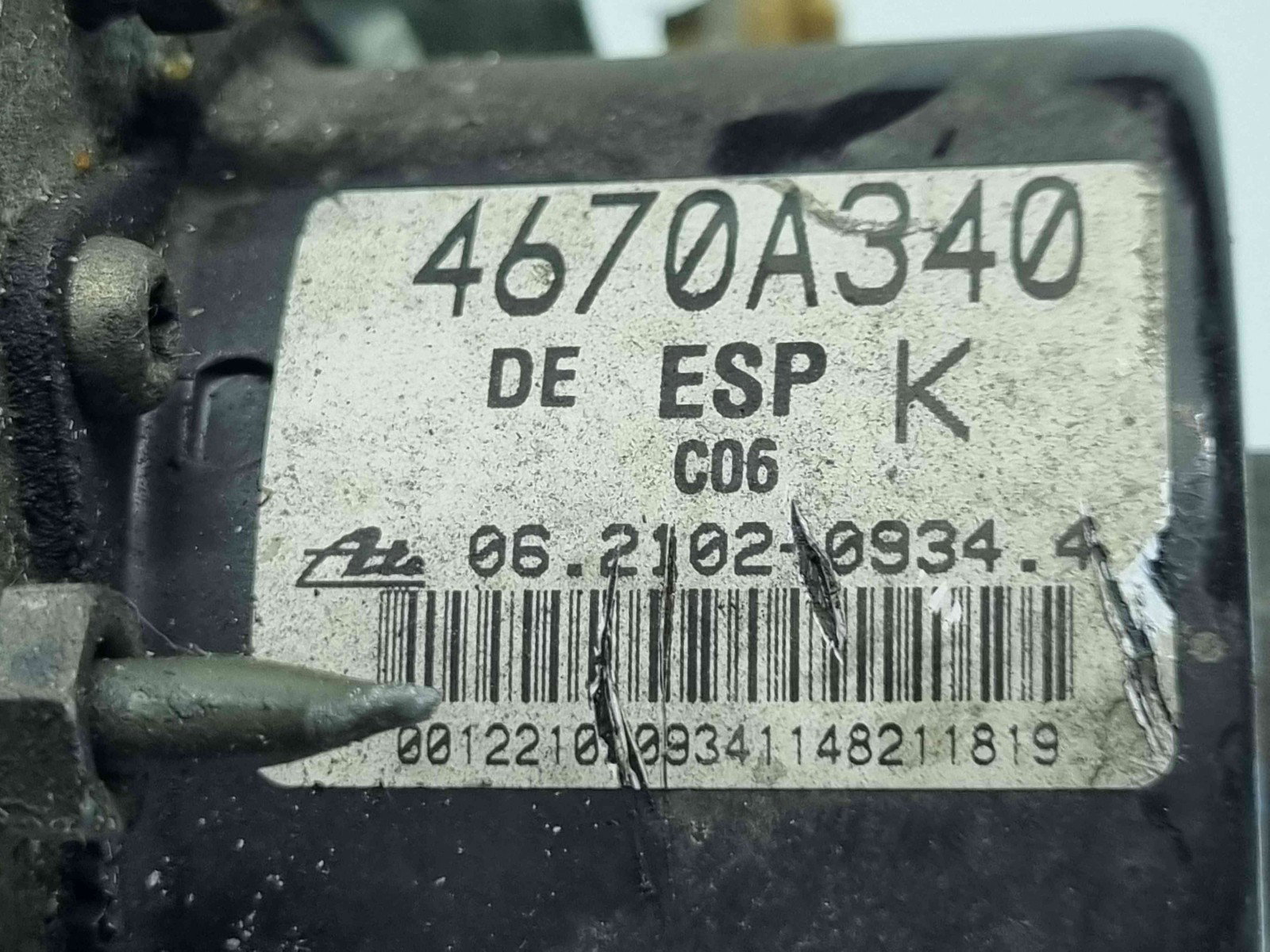 Pompa ABS MITSUBISHI Outlander [Fabr 2006-2012] 4670A340 2.0 CW8W 2.0 CW8W 110KW / 150CP - imagine 3