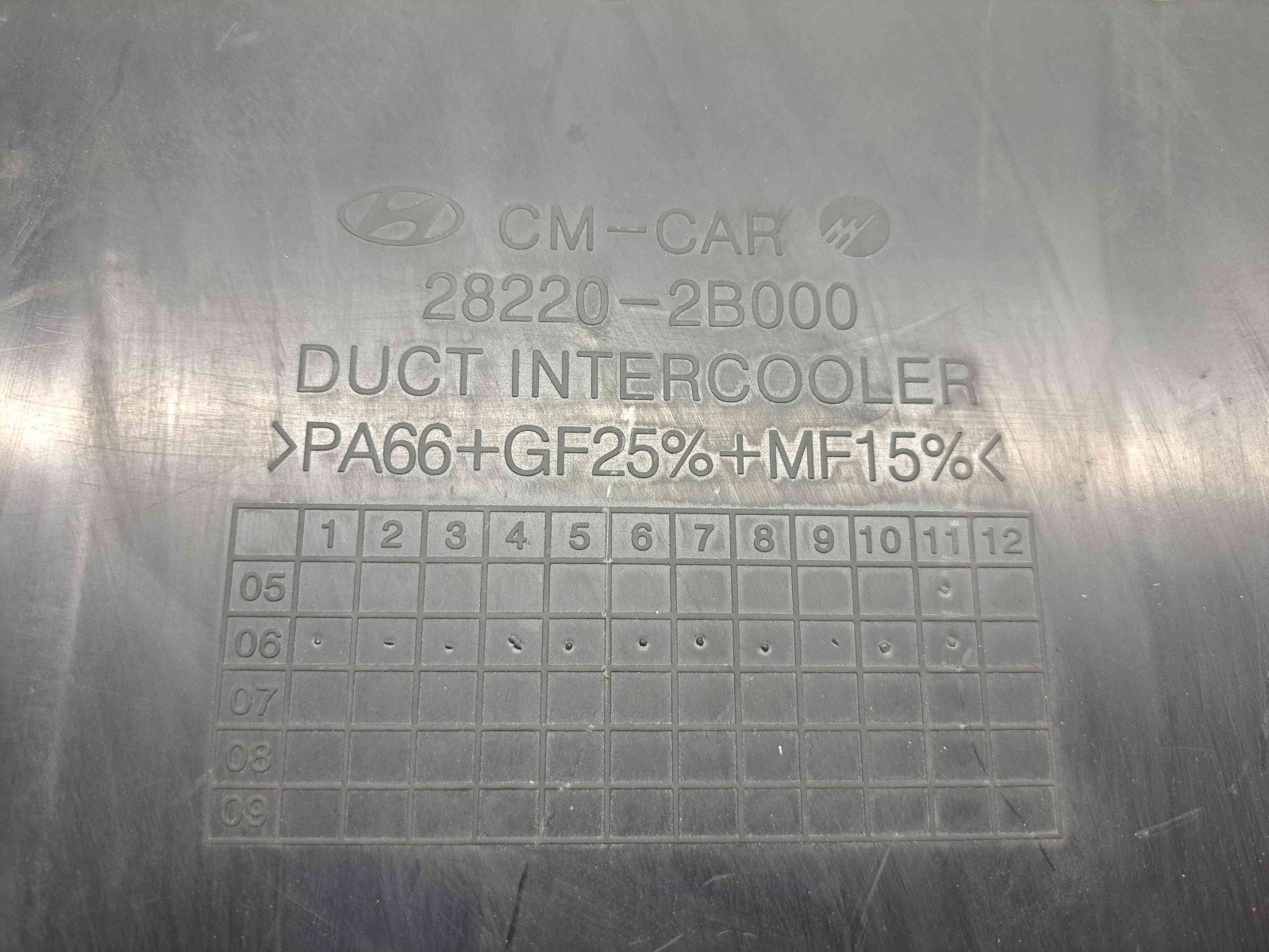 Difuzor captare aer Hyundai Santa Fe 2 (CM) [Fabr 2005-2012] 28220-2B000 - imagine 3