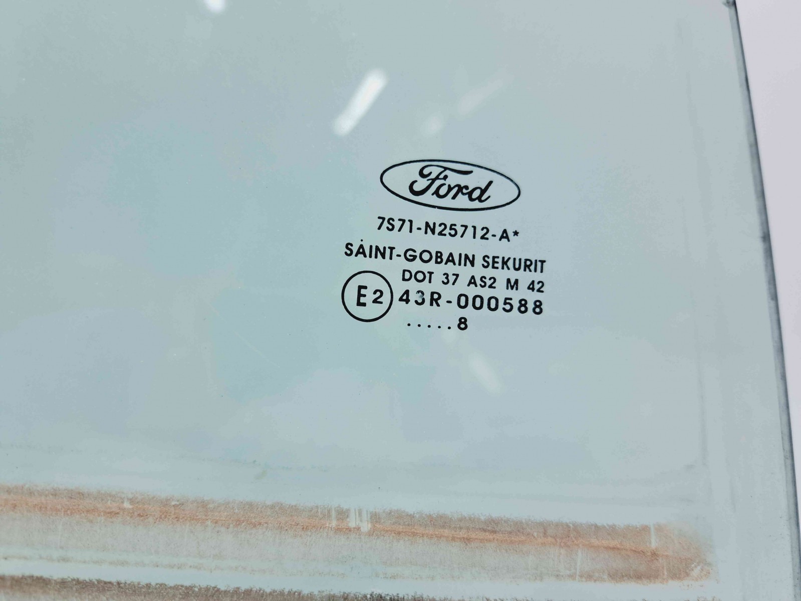 Geam usa dreapta spate Ford Mondeo 4 [Fabr 2007-2015] OEM - imagine 4