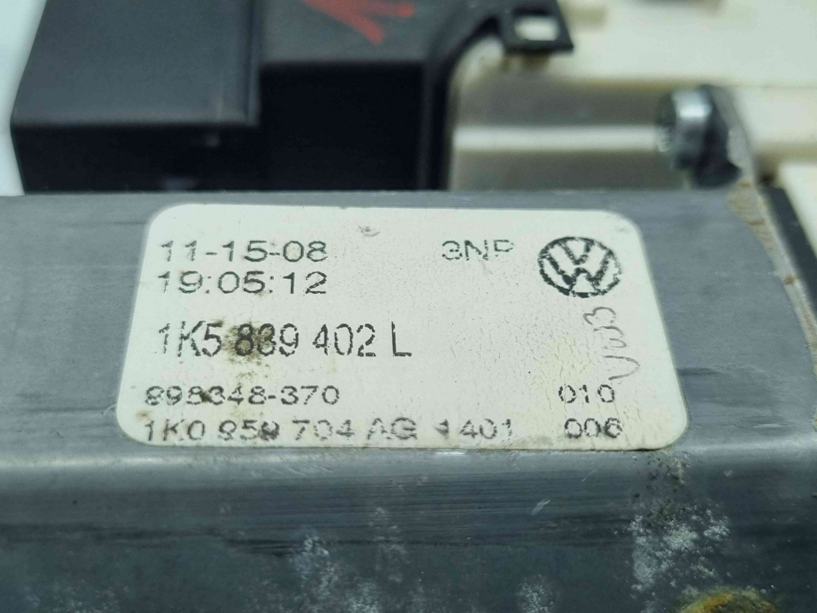 Motoras geam dreapta spate Volkswagen Jetta 3 (1K2) [Fabr 2005-2010] 1K5839402L - imagine 5