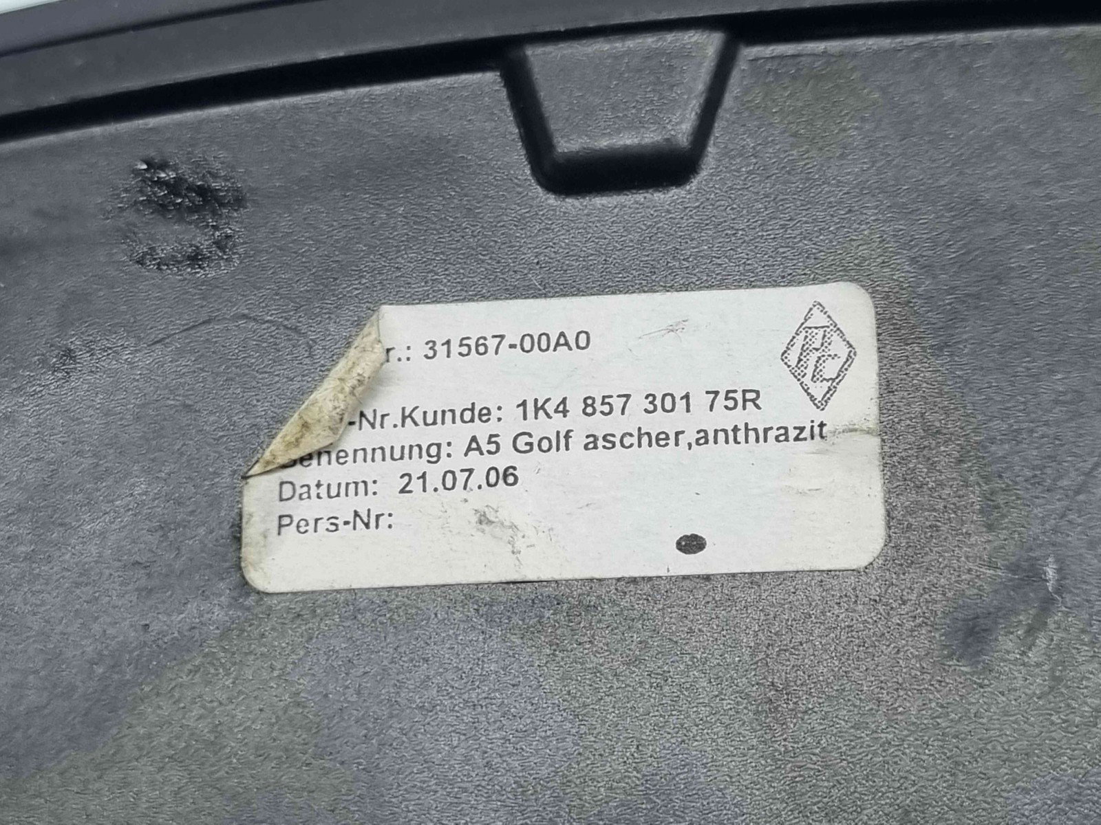 Scrumiera Volkswagen Jetta 3 (1K2) [Fabr 2005-2010] 1K4857301 - imagine 3