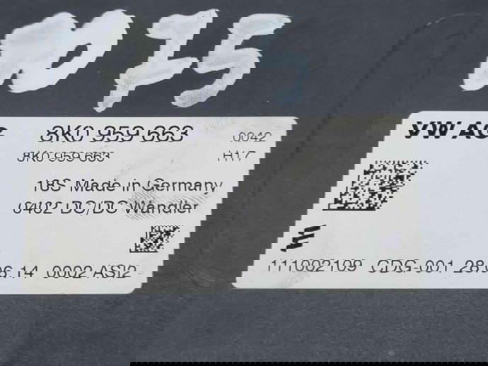  Modul stabilizator tensiune Audi A4 (8K2, B8) [Fabr 2008-2015] 8K0959663