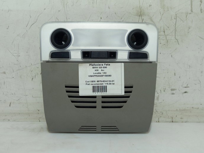 Plafoniera fata BMW 320D E90 2.0 D 6575-9244134-01 2005-2011