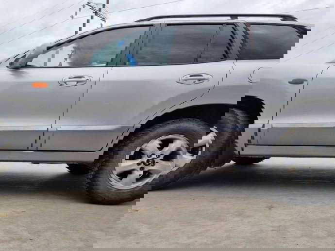 Prag lateral stanga Hyundai Santa Fe 1 (SM) [Fabr 2000-2006] GRI