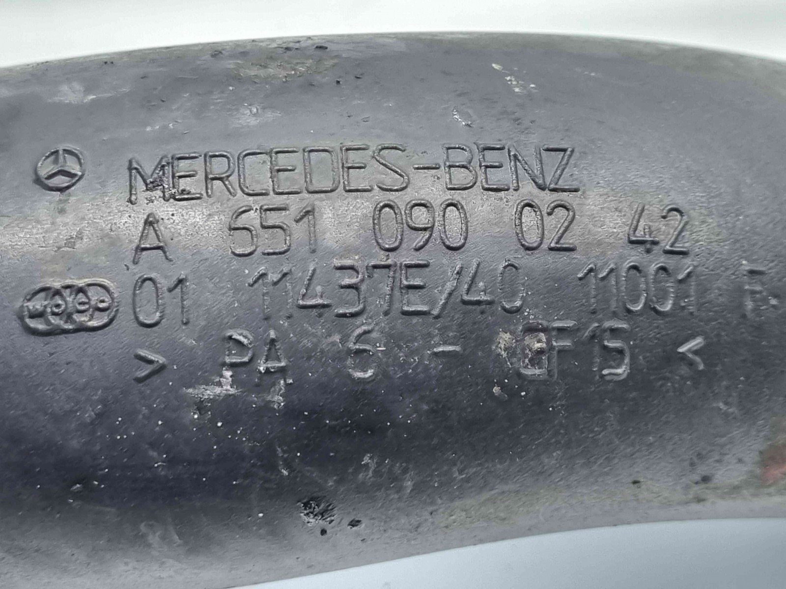 Tub intercooler Mercedes Vito Autobus (W639) [Fabr 2003-2014] A6510900242 2.2 CDI 651940 2.2 CDI 651940 100KW / 136CP - imagine 2